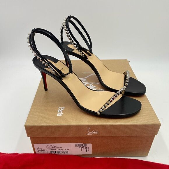 SOLD !!!!!!    Women’s Christian Louboutin sold me 70 studded sandals size 39 - Picture 1 of 9